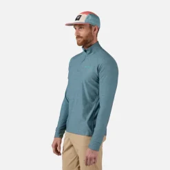 Rossignol Vêtements|Hauts Et T-shirts<T-shirt &agrave; manches longues demi-zip Westweg pour homme Atlantis