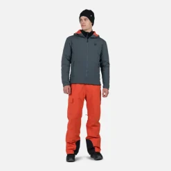 Rossignol Vestes De Ski De Fond|Vestes De Ski<Veste &agrave; Capuche Opside Chaude Homme Onyx Grey