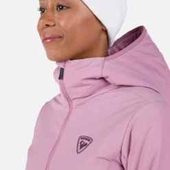 Rossignol Vestes De Ski De Fond|Sous-vêtements Techniques Et Midlayers<Veste &agrave; Capuche Opside L&eacute;g&egrave;re Femme Moonlite Mauve