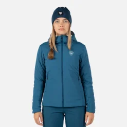 Rossignol Vestes De Ski De Fond|Sous-vêtements Techniques Et Midlayers<Veste &agrave; Capuche Opside Chaude Femme Deep Lake