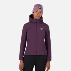 Rossignol Vestes De Ski De Fond|Sous-vêtements Techniques Et Midlayers<Veste &agrave; Capuche Opside L&eacute;g&egrave;re Femme Mulberry