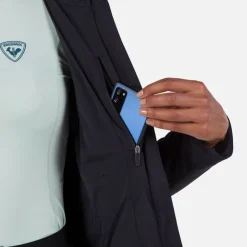 Rossignol Vestes De Ski De Fond|Sous-vêtements Techniques Et Midlayers<Veste &agrave; Capuche Opside Chaude Femme Black