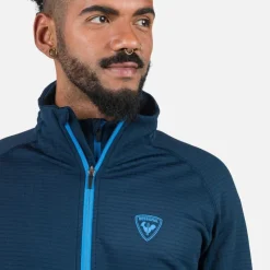 Rossignol Sous-vêtements Techniques Et Midlayers|Sous-vêtements Techniques Et Midlayers<Veste en polaire zipp&eacute;e homme Blackside Dark Navy