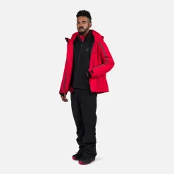 Rossignol Sous-vêtements Techniques Et Midlayers|Sous-vêtements Techniques Et Midlayers<Veste en polaire zipp&eacute;e homme side Black