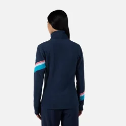 Rossignol Sous-vêtements Techniques Et Midlayers|Sous-vêtements Techniques Et Midlayers<Veste en polaire zipp&eacute;e femme Strawpile Dark Navy