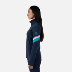 Rossignol Sous-vêtements Techniques Et Midlayers|Sous-vêtements Techniques Et Midlayers<Veste en polaire zipp&eacute;e femme Strawpile Dark Navy