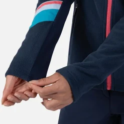 Rossignol Sous-vêtements Techniques Et Midlayers|Sous-vêtements Techniques Et Midlayers<Veste en polaire zipp&eacute;e femme Strawpile Dark Navy