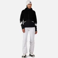 Rossignol Sous-vêtements Techniques Et Midlayers|Sous-vêtements Techniques Et Midlayers<Veste en polaire zipp&eacute;e &agrave; capuche femme Wispile Black