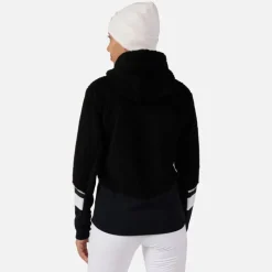 Rossignol Sous-vêtements Techniques Et Midlayers|Sous-vêtements Techniques Et Midlayers<Veste en polaire zipp&eacute;e &agrave; capuche femme Wispile Black