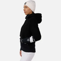 Rossignol Sous-vêtements Techniques Et Midlayers|Sous-vêtements Techniques Et Midlayers<Veste en polaire zipp&eacute;e &agrave; capuche femme Wispile Black