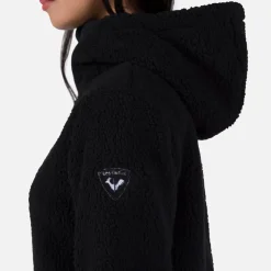 Rossignol Sous-vêtements Techniques Et Midlayers|Sous-vêtements Techniques Et Midlayers<Veste en polaire zipp&eacute;e &agrave; capuche femme Wispile Black