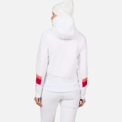 Rossignol Sous-vêtements Techniques Et Midlayers|Sous-vêtements Techniques Et Midlayers<Veste en polaire zipp&eacute;e &agrave; capuche femme Wispile White