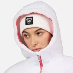 Rossignol Sous-vêtements Techniques Et Midlayers|Sous-vêtements Techniques Et Midlayers<Veste en polaire zipp&eacute;e &agrave; capuche femme Wispile White