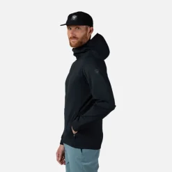 Rossignol Vêtements|Vestes<Veste interm&eacute;diaire &agrave; capuche zipp&eacute;e pour homme Black
