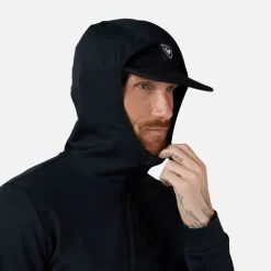 Rossignol Vêtements|Vestes<Veste interm&eacute;diaire &agrave; capuche zipp&eacute;e pour homme Black