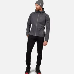 Rossignol Vestes De Ski De Fond|Vestes De Ski Et Snowboard<Veste softshell &agrave; capuche homme Genetys Onyx Grey