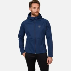 Rossignol Vestes De Ski De Fond|Vestes De Ski Et Snowboard<Veste softshell &agrave; capuche homme Genetys Dark Navy
