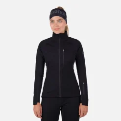 Rossignol Vestes De Ski De Fond|Vestes De Ski<Veste softshell femme Genetys Black