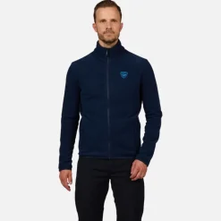 Rossignol Sous-vêtements Techniques Et Midlayers|Sous-vêtements Techniques Et Midlayers<Veste zipp&eacute;e en polaire homme Strawpile Dark Navy