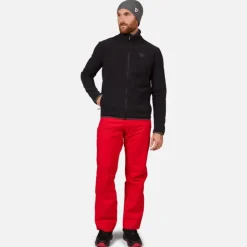 Rossignol Sous-vêtements Techniques Et Midlayers|Sous-vêtements Techniques Et Midlayers<Veste zipp&eacute;e en polaire homme Strawpile Black