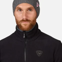 Rossignol Sous-vêtements Techniques Et Midlayers|Sous-vêtements Techniques Et Midlayers<Veste zipp&eacute;e en polaire homme Strawpile Black