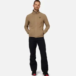 Rossignol Sous-vêtements Techniques Et Midlayers|Sous-vêtements Techniques Et Midlayers<Veste zipp&eacute;e en polaire homme Strawpile Dune