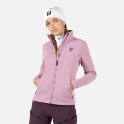 Rossignol Sous-vêtements Techniques Et Midlayers|Sous-vêtements Techniques Et Midlayers<Veste zipp&eacute;e femme Classique Hybrid Moonlite Mauve