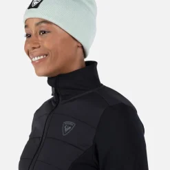 Rossignol Sous-vêtements Techniques Et Midlayers|Sous-vêtements Techniques Et Midlayers<Veste zipp&eacute;e femme Classique Hybrid Black