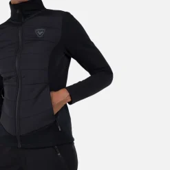 Rossignol Sous-vêtements Techniques Et Midlayers|Sous-vêtements Techniques Et Midlayers<Veste zipp&eacute;e femme Classique Hybrid Black