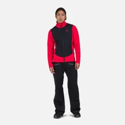 Rossignol Sous-vêtements Techniques Et Midlayers|Sous-vêtements Techniques Et Midlayers<Veste zipp&eacute;e homme Classique Hybrid Sports Red