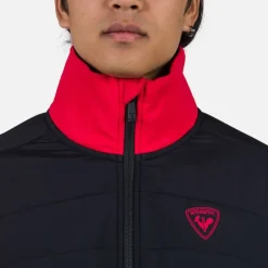Rossignol Sous-vêtements Techniques Et Midlayers|Sous-vêtements Techniques Et Midlayers<Veste zipp&eacute;e homme Classique Hybrid Sports Red