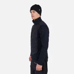 Rossignol Sous-vêtements Techniques Et Midlayers|Sous-vêtements Techniques Et Midlayers<Veste zipp&eacute;e homme Classique Hybrid Black